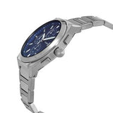 Fossil Men’s Quartz Silver Stainless Steel Blue Dial 42mm Watch FS5795