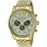 Michael Kors Men’s Chronograph Gold Dial 44mm Watch MK8494