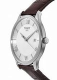 TISSOT  Tradition Silver Dial Brown Leather Men's Watch Ref : T063.610.16.038.00