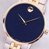 Movado Men’s Quartz Swiss Made Stainless Steel Blue Dial 40mm Watch 0607267