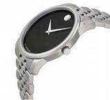 Movado Men’s Swiss Made Quartz Stainless Steel Black Dial 40mm Watch 0606504