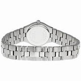 Movado Women’s Quartz Swiss Made Silver Stainless Steel Black Dial 24mm Watch 0605024