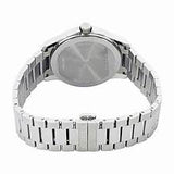 Gucci Men’s Swiss Made Quartz Silver Stainless Steel White Dial 38mm Watch YA126442