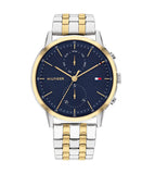 Tommy Hilfiger Men's Quartz Stainless Steel Blue Dial 44mm Watch 1710432