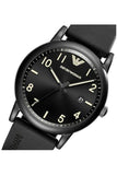 Emporio Armani Men’s Quartz Silicone Strap Black Dial 43mm Watch AR11071