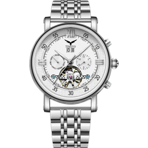 Vortex Tourbillon With Bracelet - Silver White