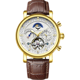 Phantom Tourbillon With Strap - YellowGold White