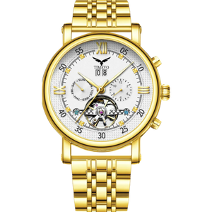 Vortex Tourbillon With Bracelet - YellowGold White