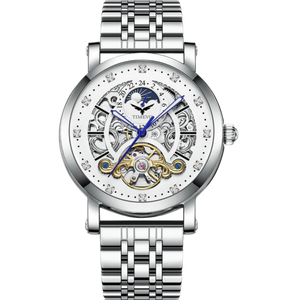 Steller Tourbillon With Bracelet - Silver White