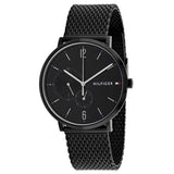 Tommy Hilfiger Men's Quartz Stainless Steel Black Dial 40mm Watch 1791507