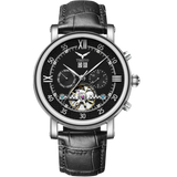 Vortex Tourbillon With Strap - Silver Black