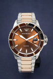 Emporio Armani Quartz Stainless Steel Brown Dial 42mm Watch for Men - Ar11340