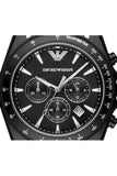 Emporio Armani Men’s Quartz Black Nylone Strap Black Dial 44mm Watch AR6131