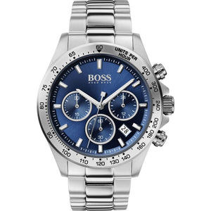 Hugo Boss Men’s Chronograph Stainless Steel Blue Dial 45mm Watch 1513755