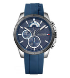 Tommy Hilfiger Men's Quartz Silicone Strap Blue Dial 46mm Watch 1791350